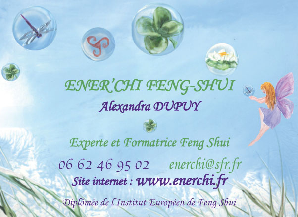 carte de visite Feng shui