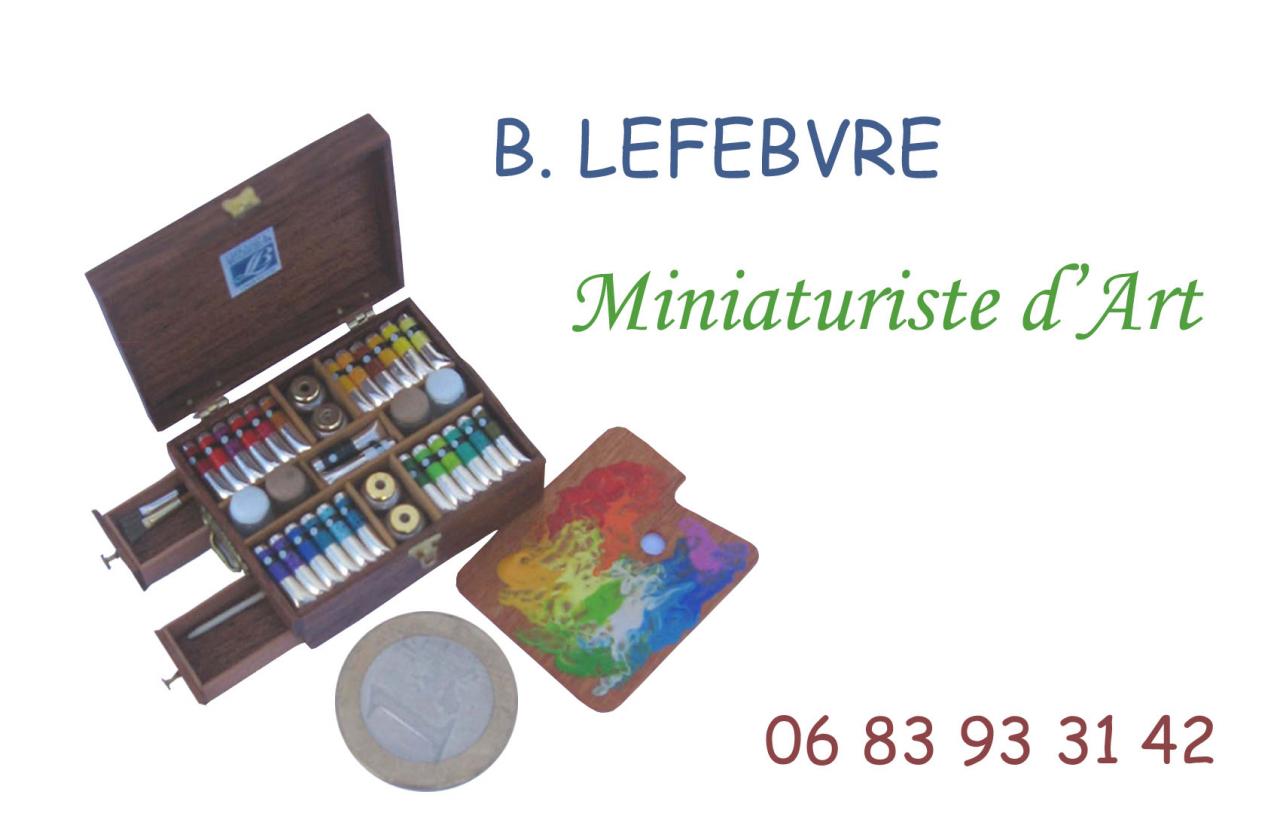 carte de visite miniaturiste