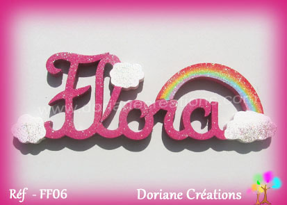 lettres-bois-Flora-arc-en-ciel