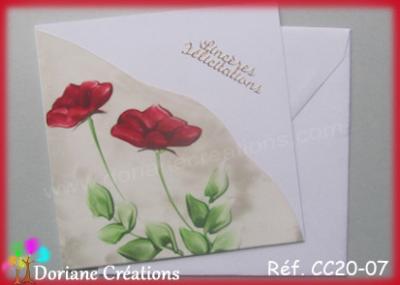 01- carte roses rouges félicitations