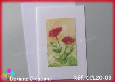carte roses rouges 10x15