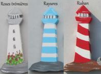 Motif phare pour prenom bois