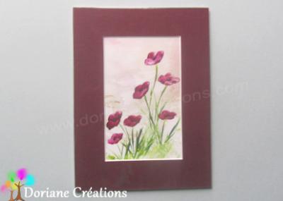 Original 18x24 coquelicots