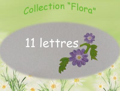 11 lettres- PRENOM EN BOIS DECO FLEURS