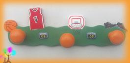 Portemanteau enfant basket ball