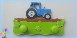 Portemanteau enfant garcon tracteur