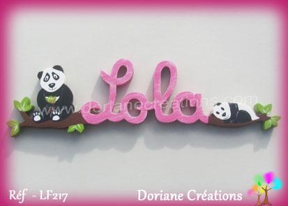 Prenom bois lola pandas