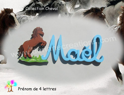 Prenom cheval 4lettres