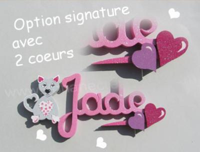 Option signature coeurs