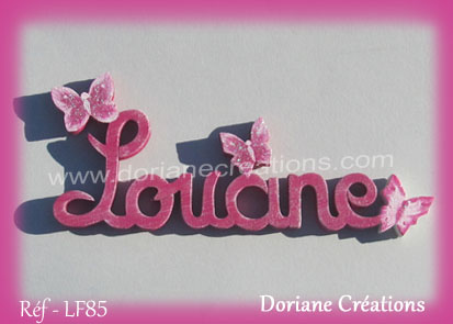 Prenom en bois louane 2