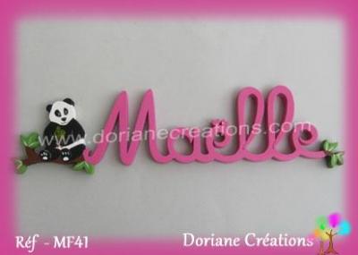 Prénom lettres en bois Maëlle