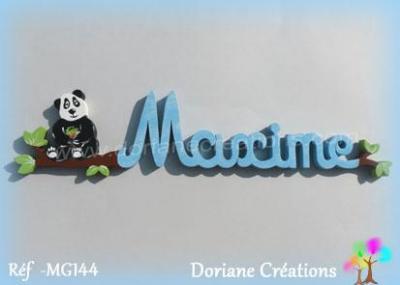 Prénom lettres en bois Maxime