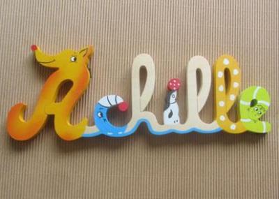 Prénom lettres en bois Achille