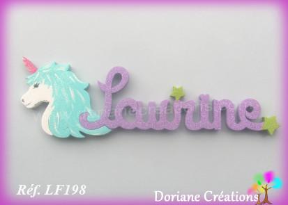 Prenombois laurine licorne