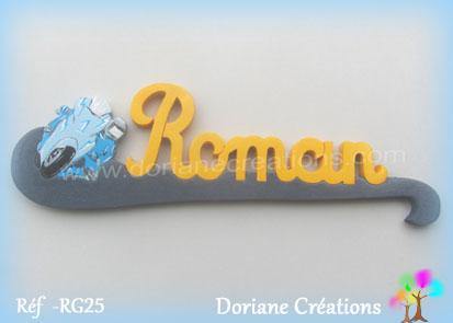 Rg 025 prenom bois roman moto