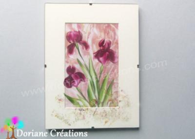 Sous-verre 18x24 cm iris